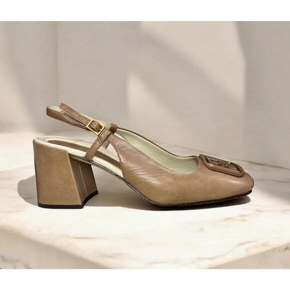 Tory Burch Georgia Slingback 70MM Pump Size 8M - Picture 3 of 11